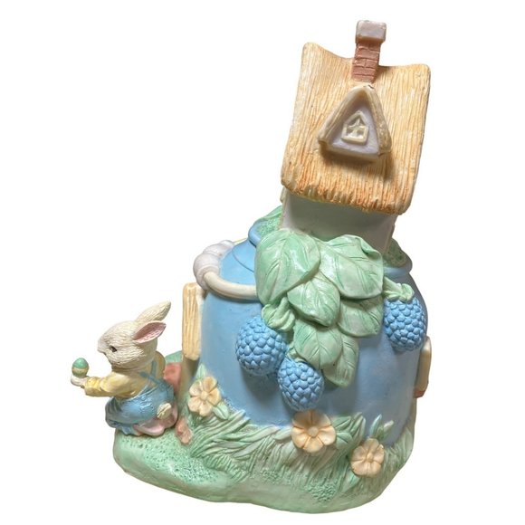 Working Vintage Enesco Music Box Teapot and Easter Bunny - Picture 5 of 10